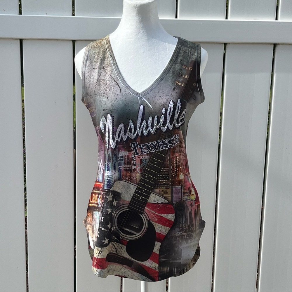 Nashville Graphic Tank Top - Multicolor